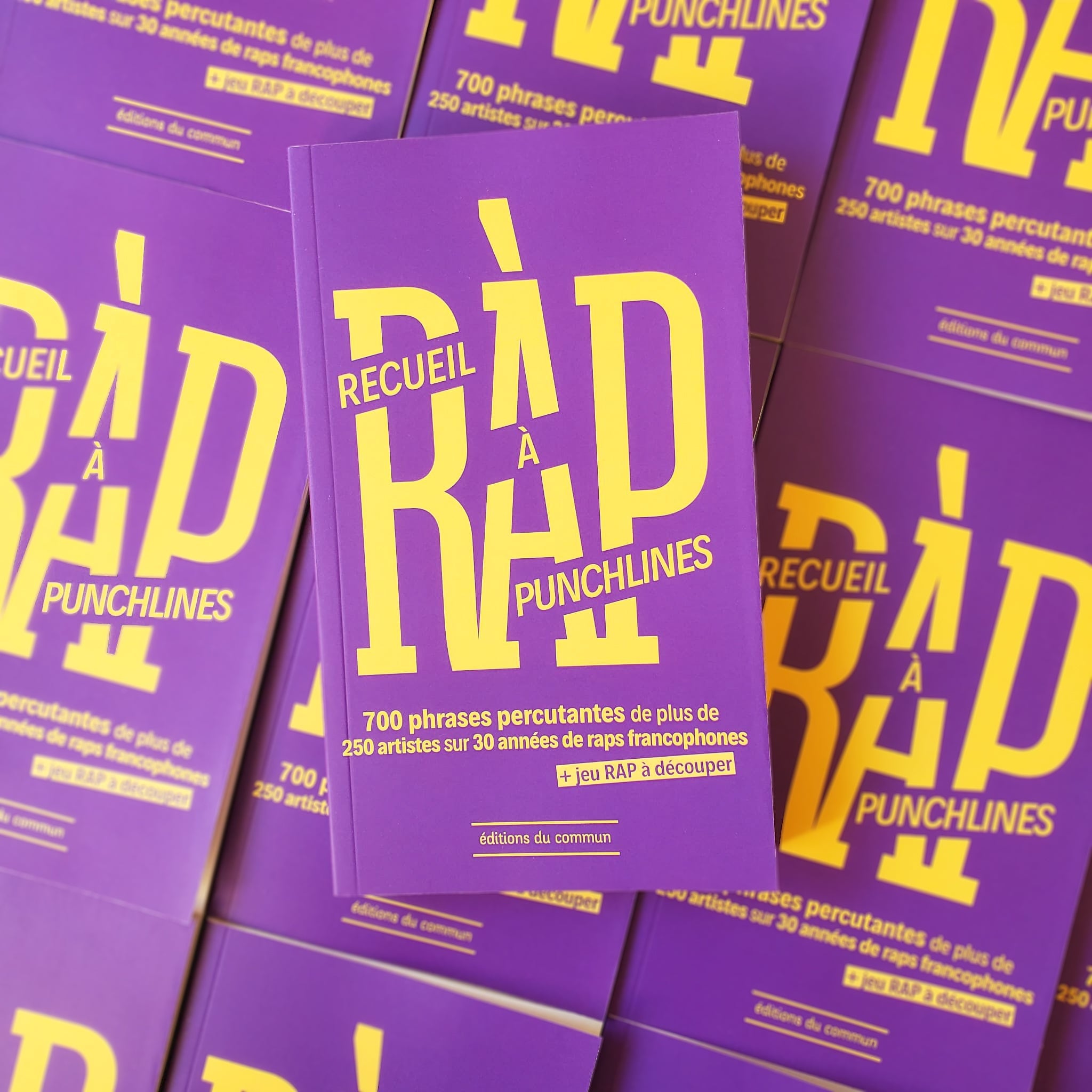 La deuxième réédition du Recueil À Punchlines est disponible !