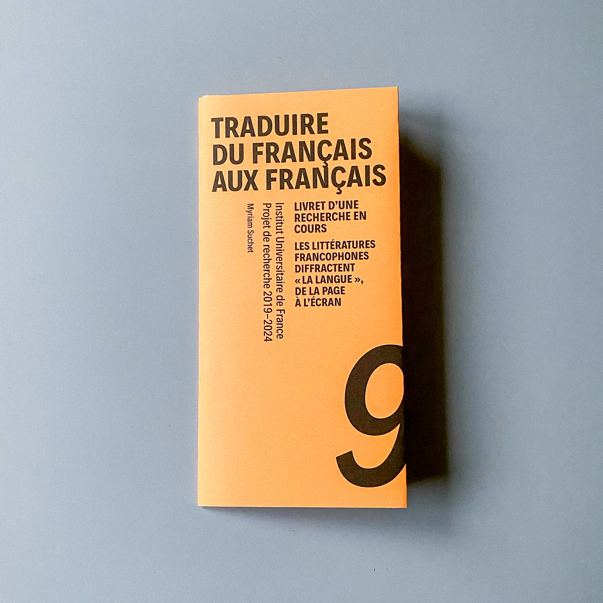 Traduire du français aux français - n°9 Novembre 2024 / Livret d