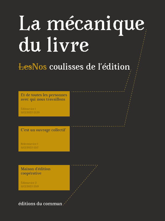 La mécanique du livre