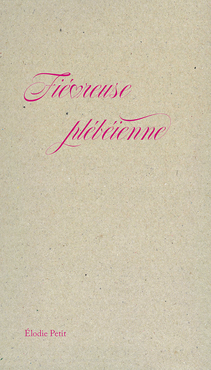 Couverture du livre Fiévreuse plébéienne