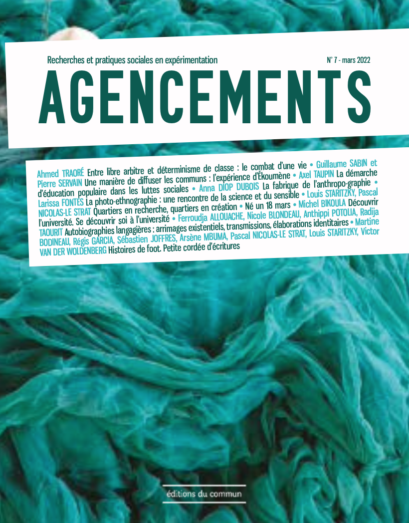 Couverture du livre Agencements n°7 - mars 2022