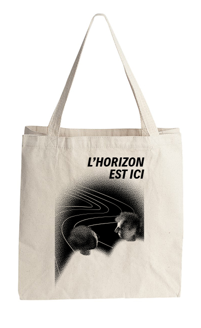 Couverture du livre Tote bag - L'horizon est ici