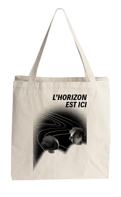 Tote bag - L'horizon est ici