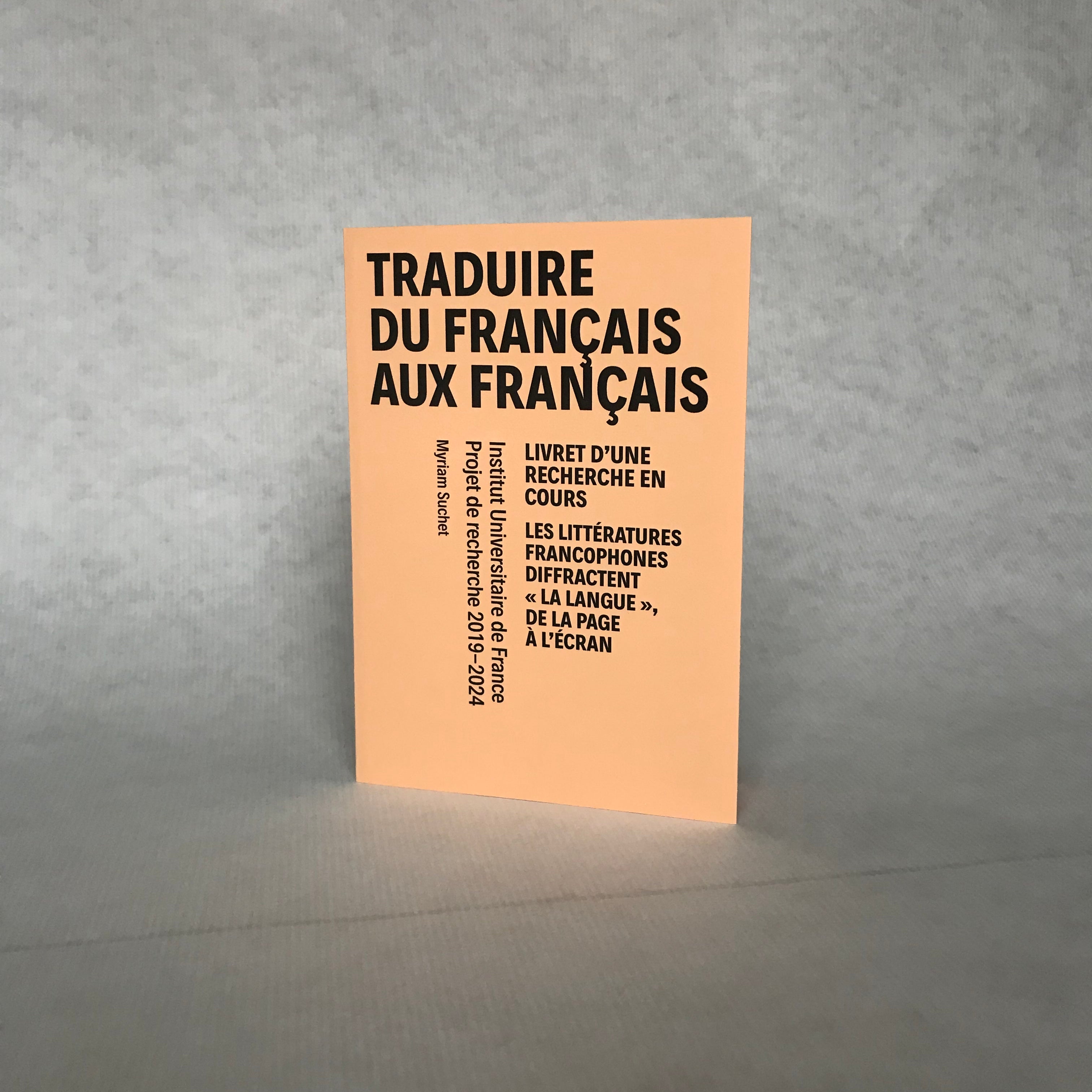 Traduire du français aux français est disponible
