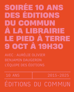 Soirée 10 ans des éditions à Paris le 9 octobre
