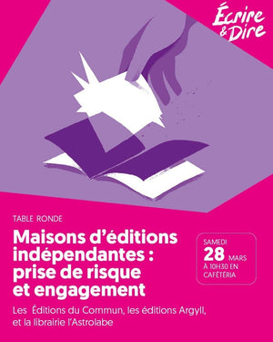 Les éditions du commun au festival Écrire et Dire 2026